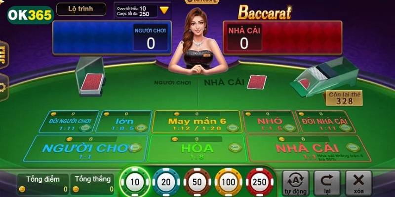 Tìm hiểu luật chơi Baccarat OK365